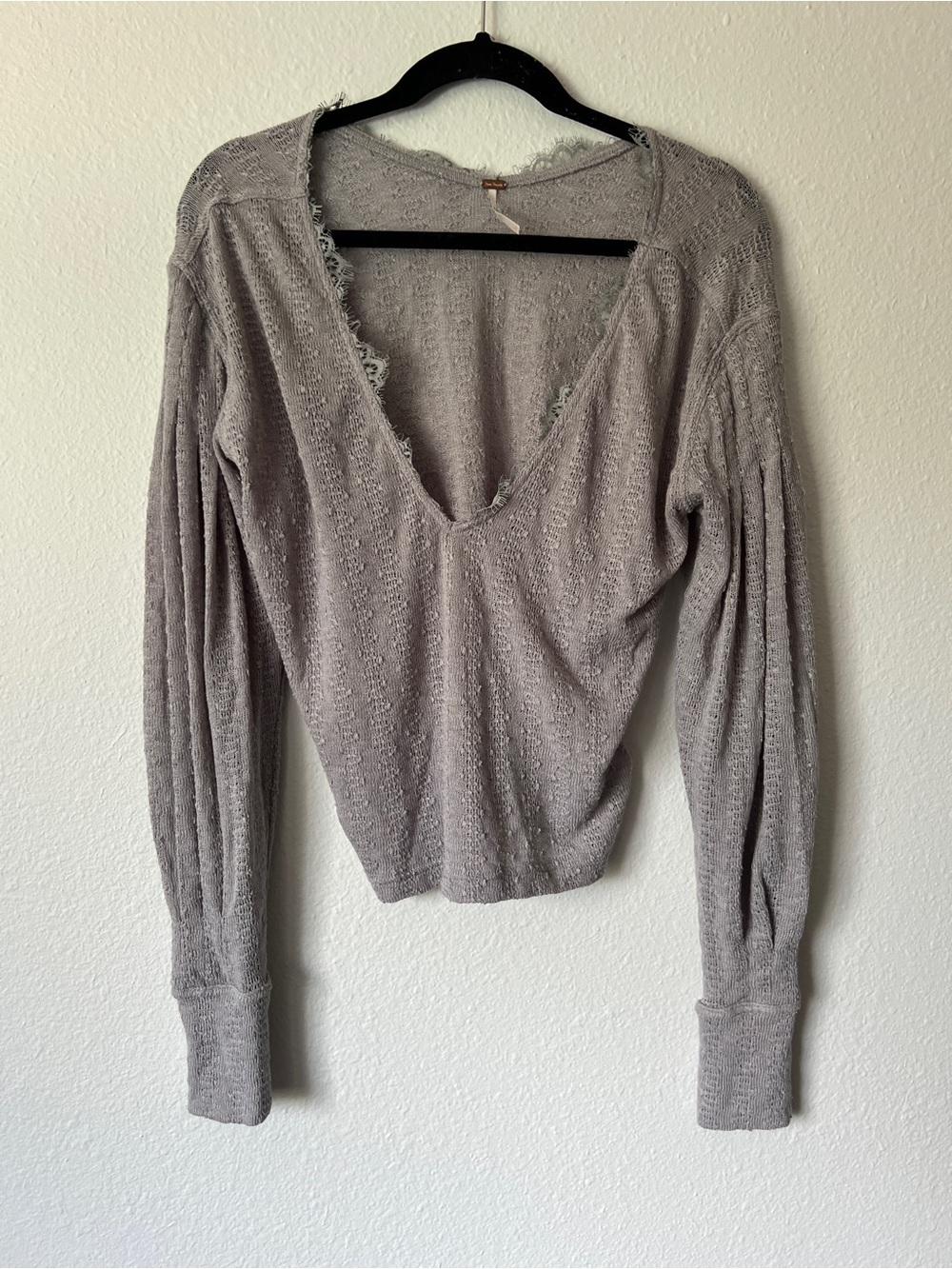 Free People Dream Girl Knit Top | Size large - Picture 4 of 5